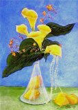 Nature morte  l'aquarelle (50x70cm) tableau vendu