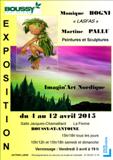 Exposition personnelle en collaboration avec Monique Bogni  Boussy-St-Antoine