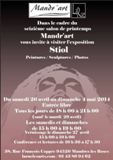 Dans le cadre du salon de printemps  Mandres, exposition croise Stiol/Mandr'art, peintures et sculptures,  La Rue (Mandres les Roses)