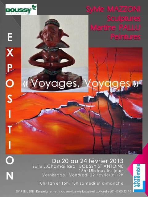 exposition personnelle  Boussy Saint Antoine (91)