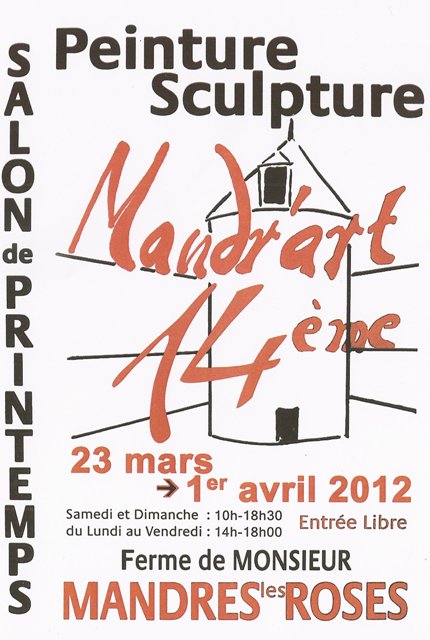 affiche 14me salon mandr'art