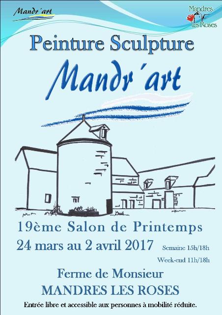 affiche de l'expo mandrart 2017